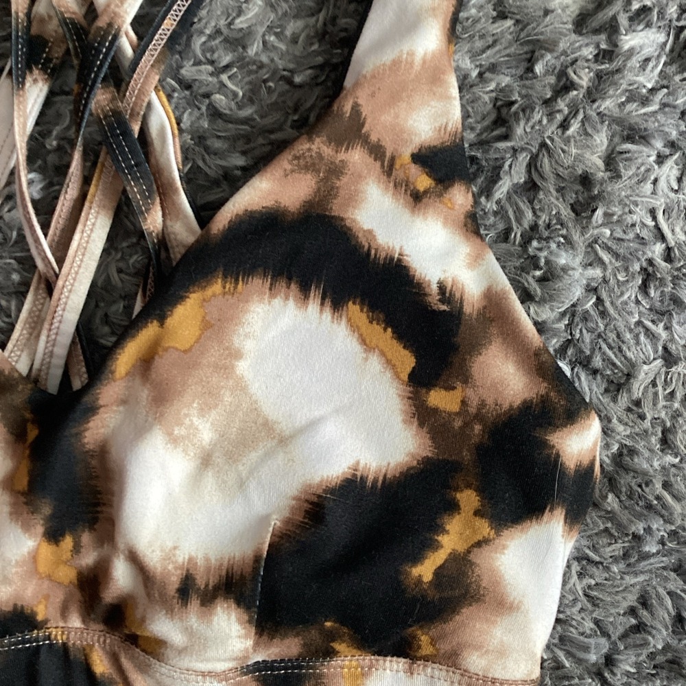 Idealogy Low Impact Sport Bra Size Small Leopard Print‎ - Picture 2 of 7